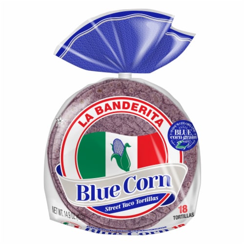 La banderita blue corn — 18 tortillas
