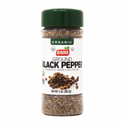 Badia Pimienta Negra Molida Orgánica — 2 oz