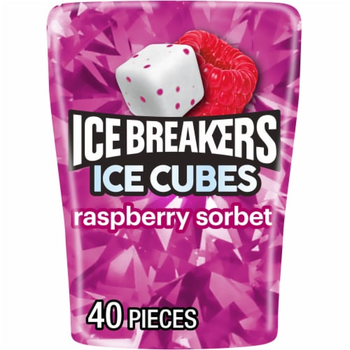 Ice Breakers Ice Cubes Raspberry Sorbet — 40 piezas