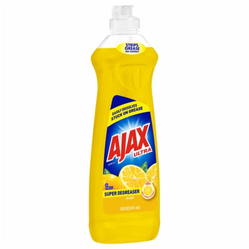 Ajax Super Degreaser Lemon Dish Liquid — 14 fl oz