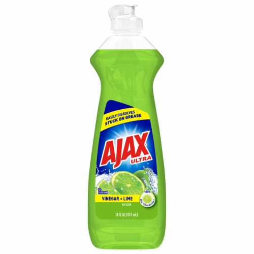 Ajax Dish Liquid -lime W / Bleach Alternative — 14 fl oz