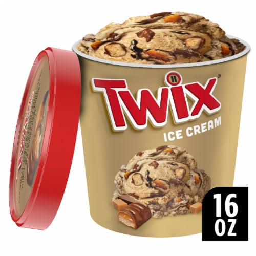 Caramel W/Twix Ice Cream — 16 fl oz