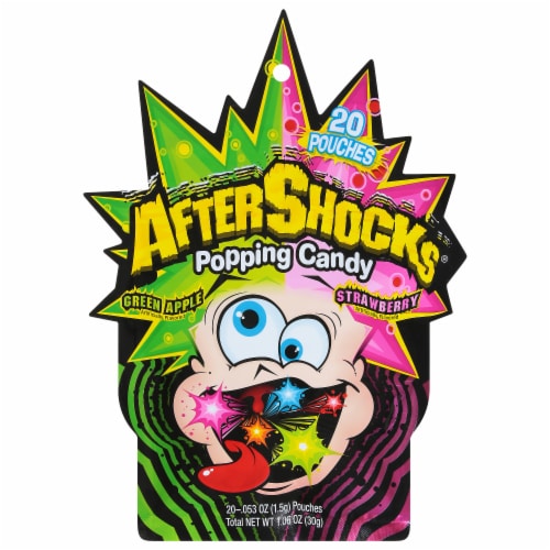 AfterShocks Popping Candy — 20 sobres · 1.06 oz