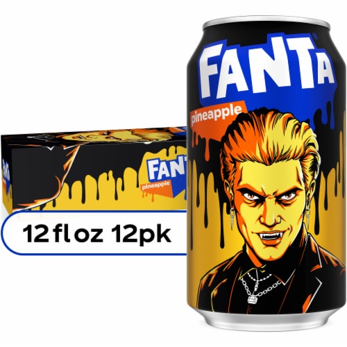 Fanta Pineapple Fridge Pack 12 Oz — 12 latas de 12 fl oz
