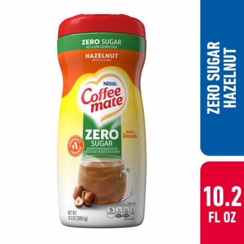 Nestle Coffee-Mate Powder Hazelnut Sugar Free Powder — 10.20 OZ
