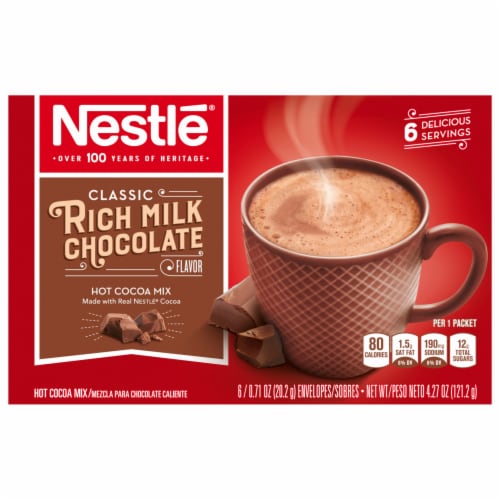Rich Milk Chocolate 6 Ct Hot Cocoa — 4.27 Oz