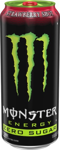 Monster Zero Sugar Strawberry Shot — 16 fl oz