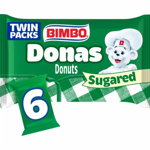 Bimbo Donas Sugared Twin Packs — 6 paquetes dobles