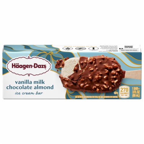 Häagen-Dazs Vanilla Milk Chocolate Almond — 3 fl oz