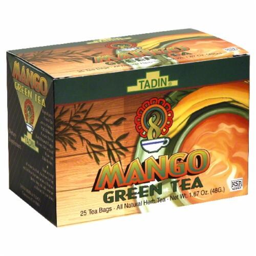 Tadin Green Tea, Mango — 25 sobres