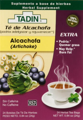 Tadin Té de Alcachofa — 0.84 oz · 24 sobres