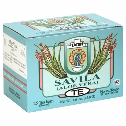 Tadin Herbal Tea, Aloe Vera — 25 sobres