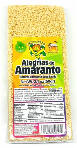Alegrías de Amaranto — 2.1 oz