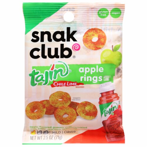Snak Club Tajín Apple Rings — 2.5 oz