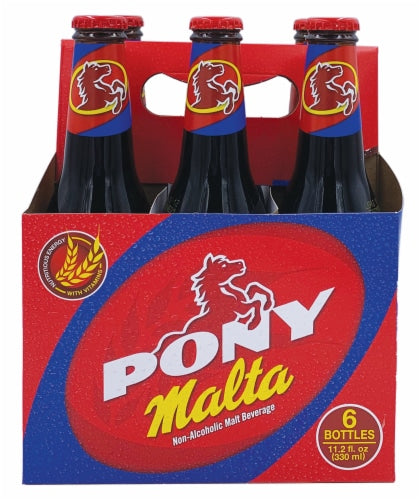 Pony Malta — 6 botellas de 12 fl oz