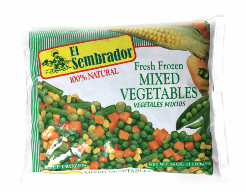El Sembrador Vegetales Mixtos Congelados — 16 oz