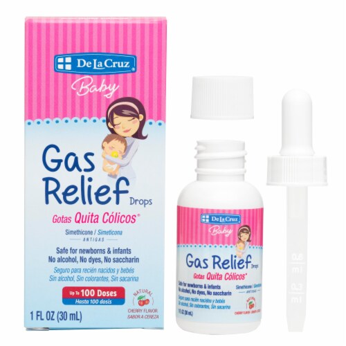 De La Cruz Baby Gas Relief Drops — 1 fl oz