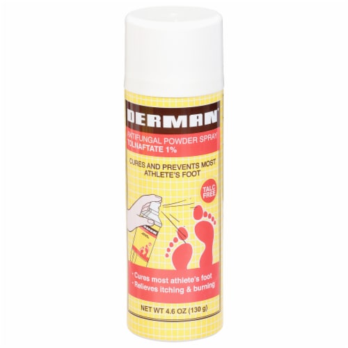 Derman Antifungal Powder Spray — 4.6 oz