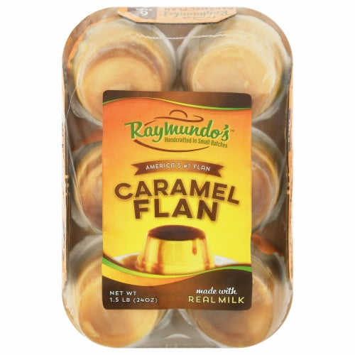 Raymundo’s Caramel Flan — 12 vasos · 3 lb