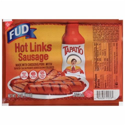 FUD Hot Links Sausage Tapatío — 1.5 lb