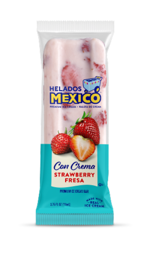 Helados México Paleta con Crema Fresa — 4 fl oz