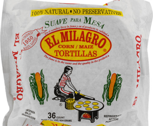 El Milagro Tortillas de Maíz — 36 tortillas · 33 oz