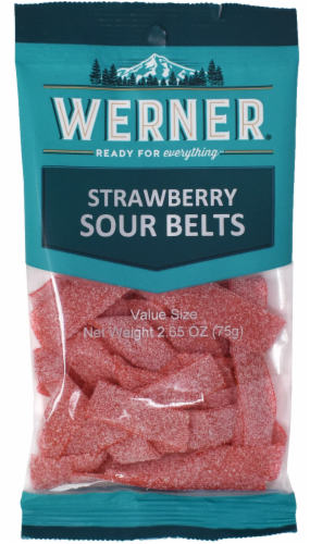 Werner Strawberry Sour Belts — 2.5 oz