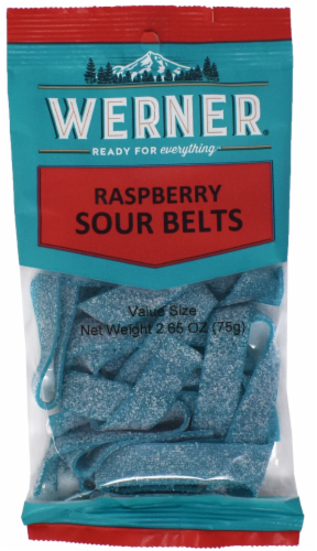 Werner Raspberry Sour Belts — 2.8 oz