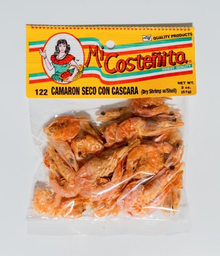 Mi Costeñita Camarón Seco con Cáscara — 2 oz