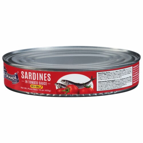 Río Grande Sardinas en Salsa de Tomate Picante — 15 oz
