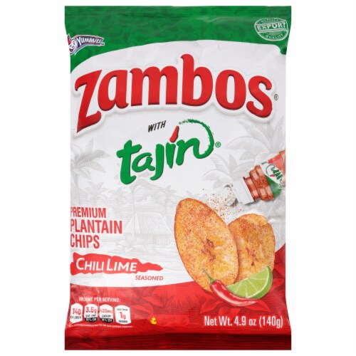 Zambos Plantain Chips Tajín Chile Lime — 4.9 oz