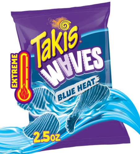 Takis Waves Blue Heat — 2.5 oz