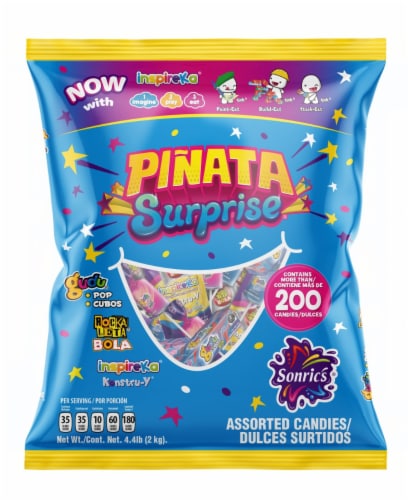 Sonric’s Piñata Surprise — 80 oz · 200 piezas