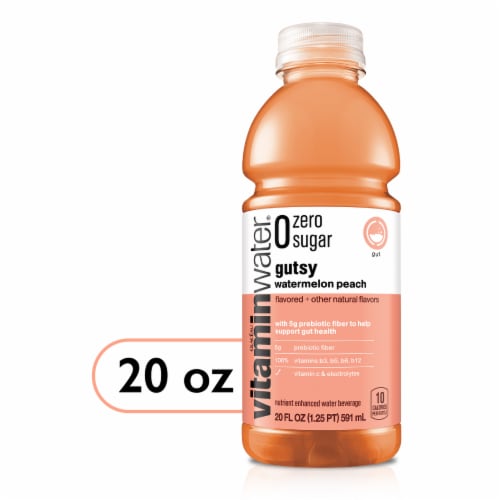 Vitaminwater Zero Sugar Watermelon Peach — 20 fl oz