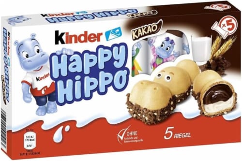 Kinder Happy Hippo Cacao — 5 piezas