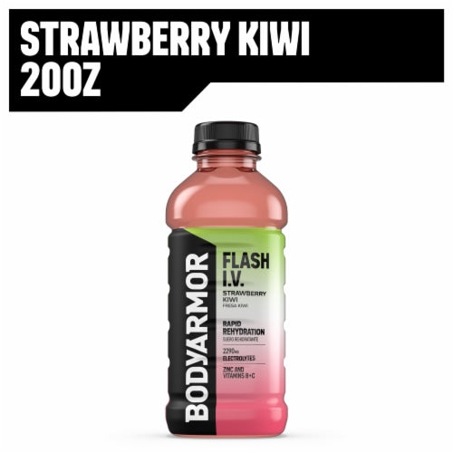 BodyArmor Flash IV Strawberry Kiwi — 20 fl oz