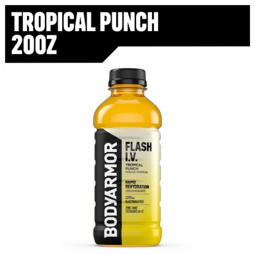 BodyArmor Flash IV Tropical Punch — 20 fl oz