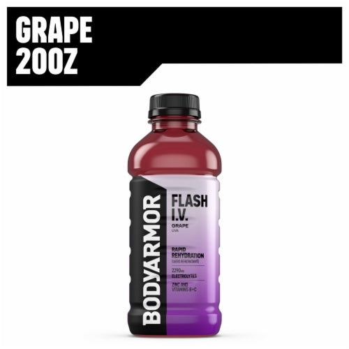 BodyArmor Flash IV Grape — 20 fl oz