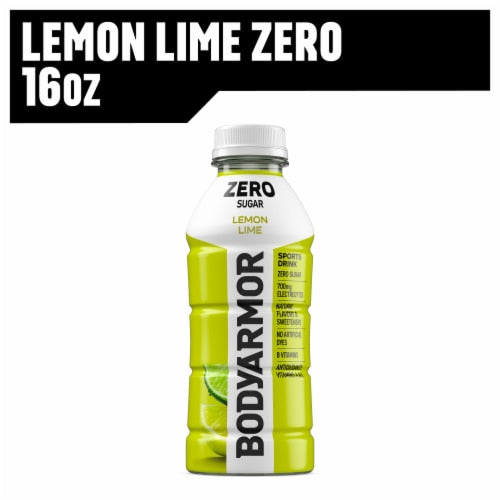 BodyArmor Zero Sugar Lemon Lime — 16 fl oz