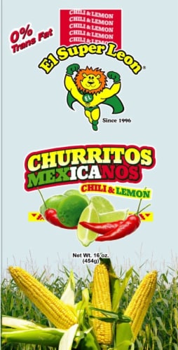 El Super León Churritos Mexicanos Chile Limón — 16 oz