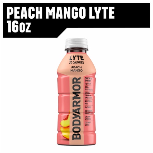 BodyArmor Lyte Peach Mango — 16oz