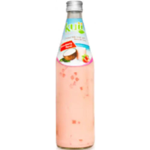 Kuii Bebida de leche de coco con fresa — 485 ml