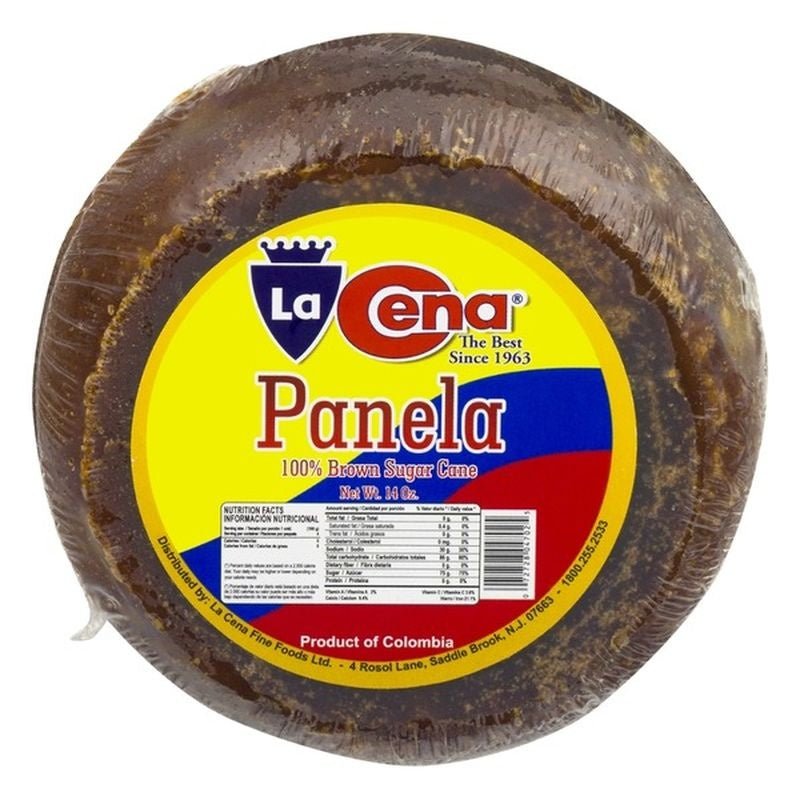 La Cena panela redonda de caña — 14 oz