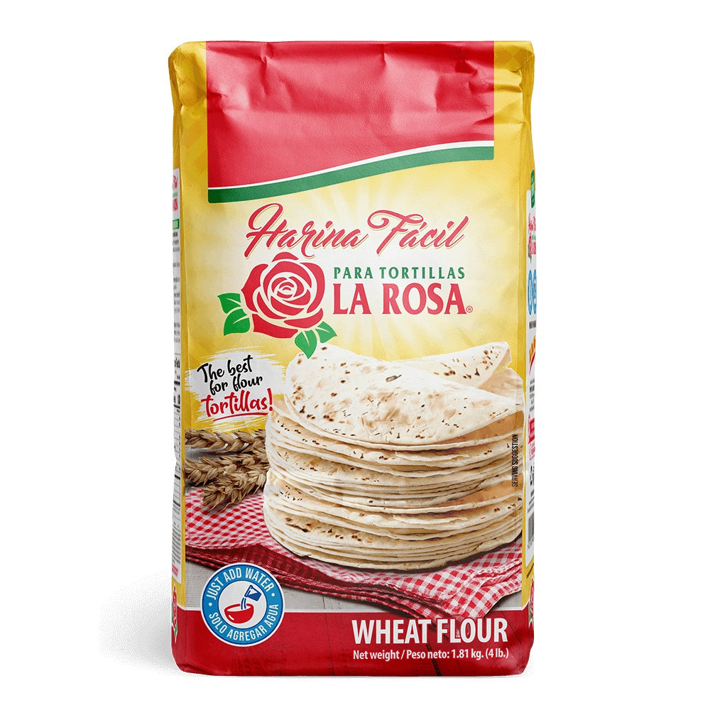 La Rosa Harina Fácil de trigo para tortillas — 4 lb
