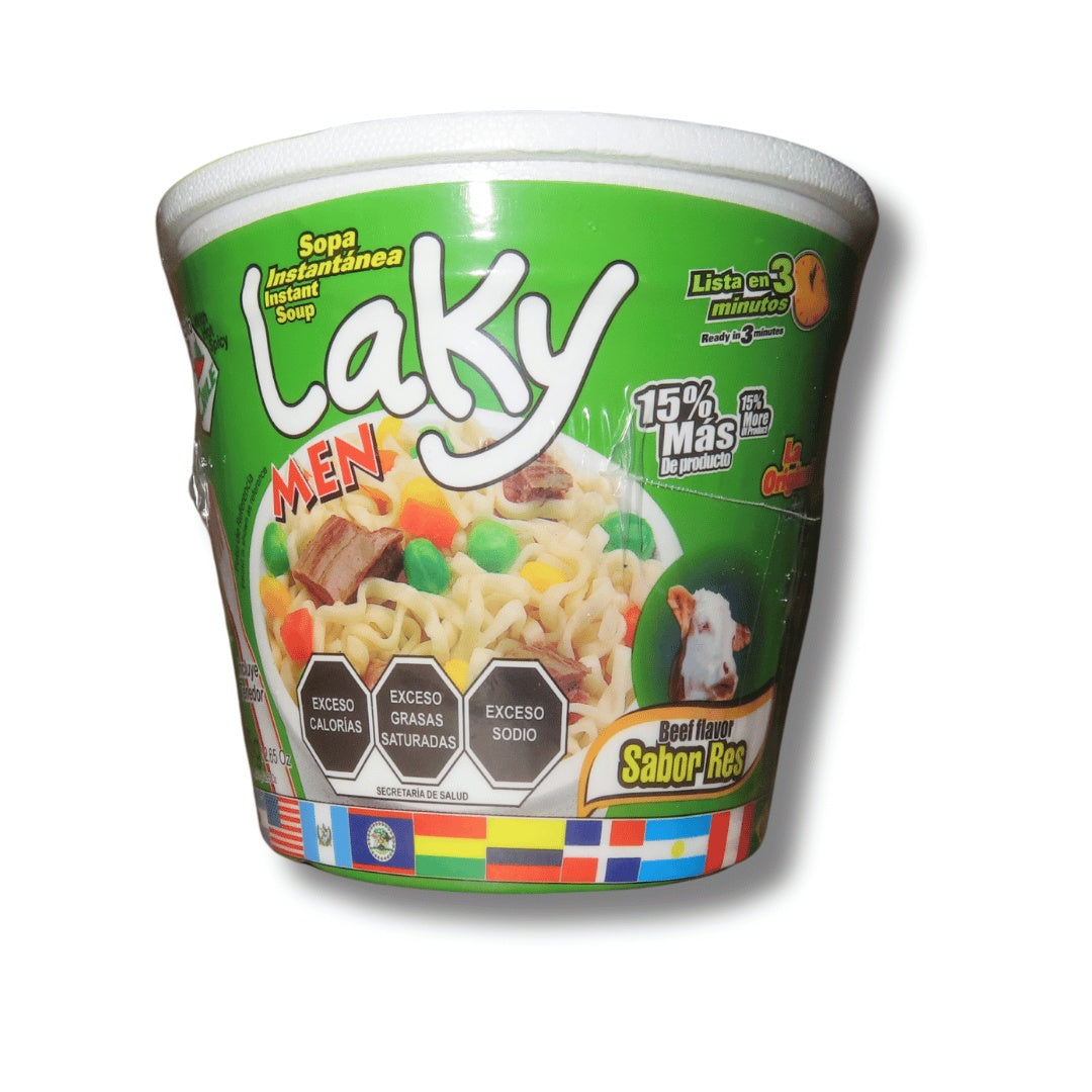 Laky Men sopa instantánea de res — 75 g