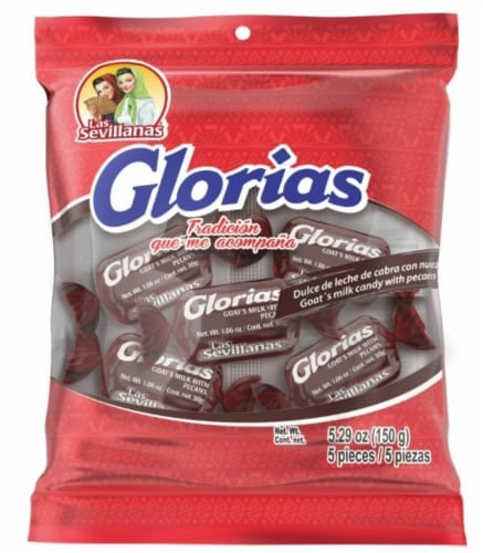 Las Sevillanas Glorias dulces de leche de cabra con nuez — 5 piezas / 5.29 oz