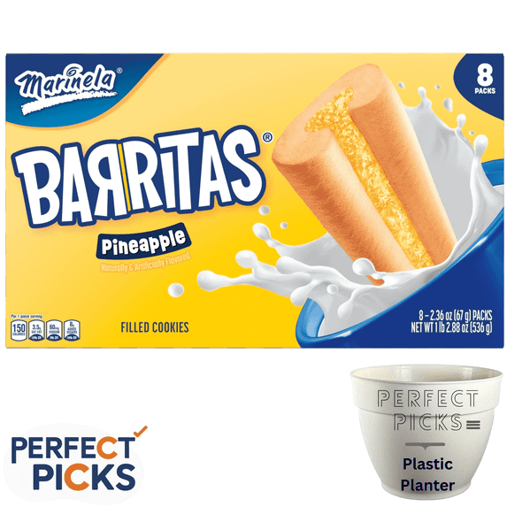 Marinela Barritas Galletas Rellenas de Piña, 8 packs, Barras de Galleta de Piña, Multipack de 18.88 oz – 18.88 oz (8 paquetes)