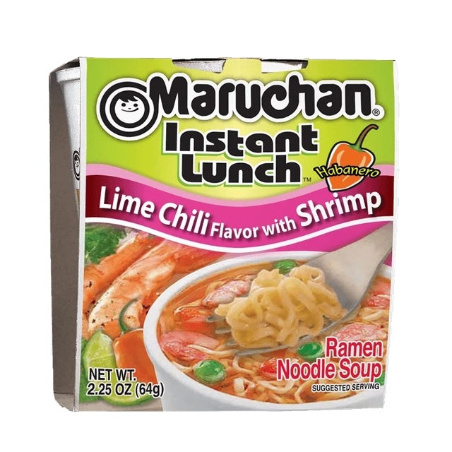 Maruchan Instant Lunch camarón con chile y limón — 2.25 oz