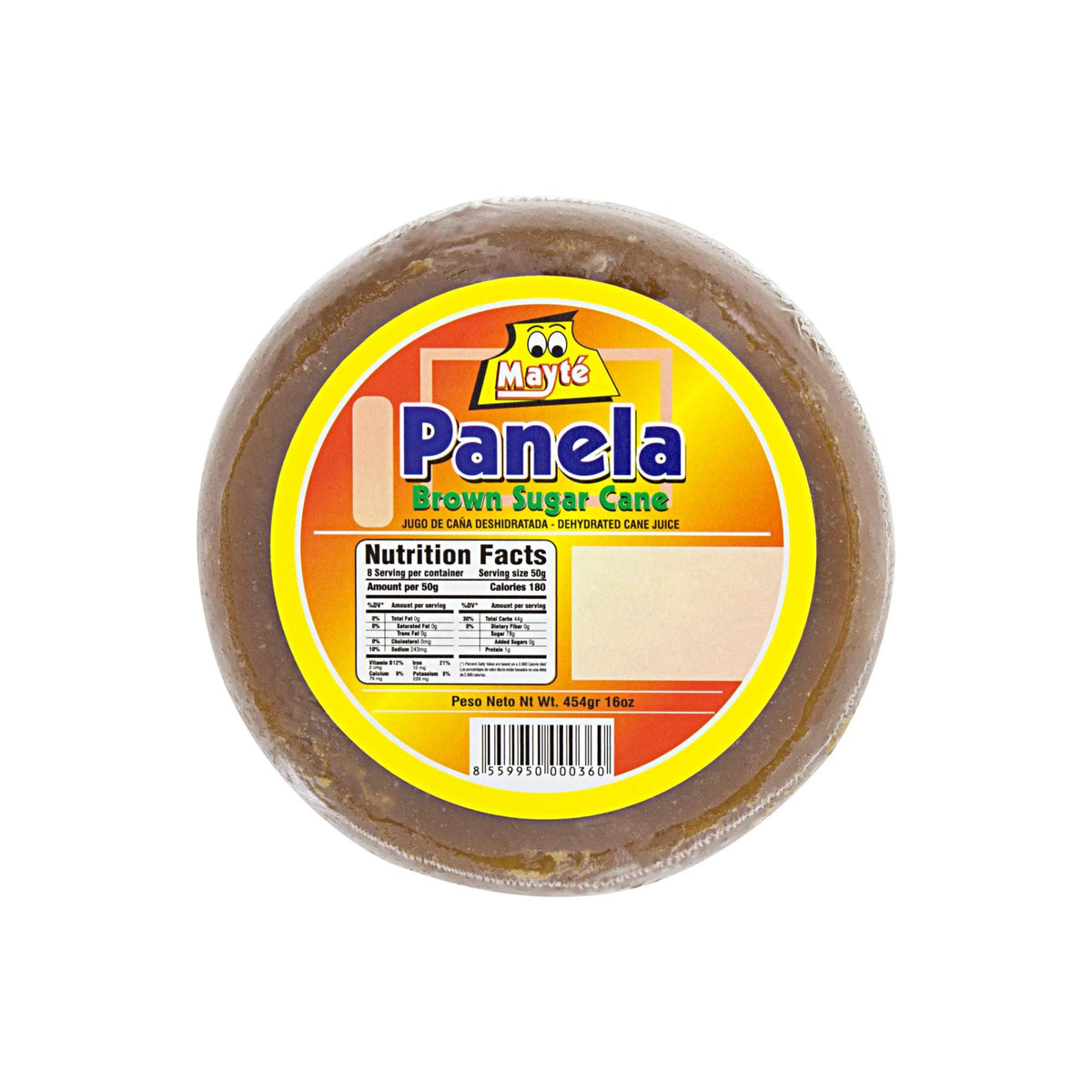 Mayté panela redonda de caña — 16 oz / 454 g