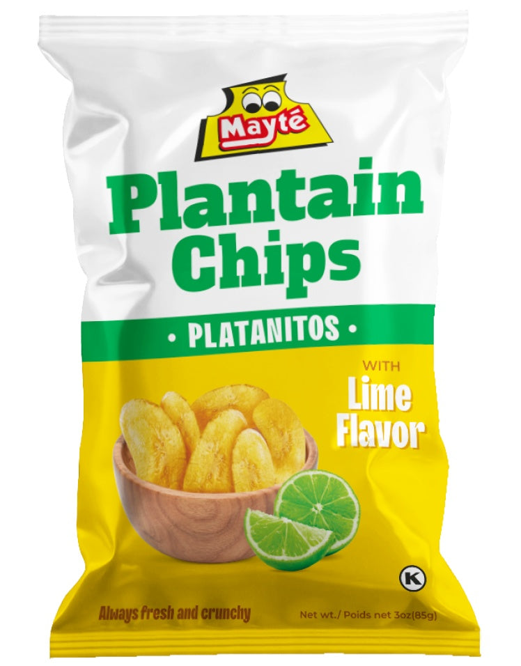 Mayté platanitos sabor limón — 3 oz / 85 g